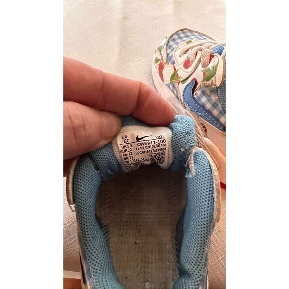 Nike Air Max Excee Unisex Cherries Casual Running Sneakers Blue White Size 6C - Picture 10 of 10